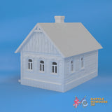 Karelian House 1 terrain model view 4