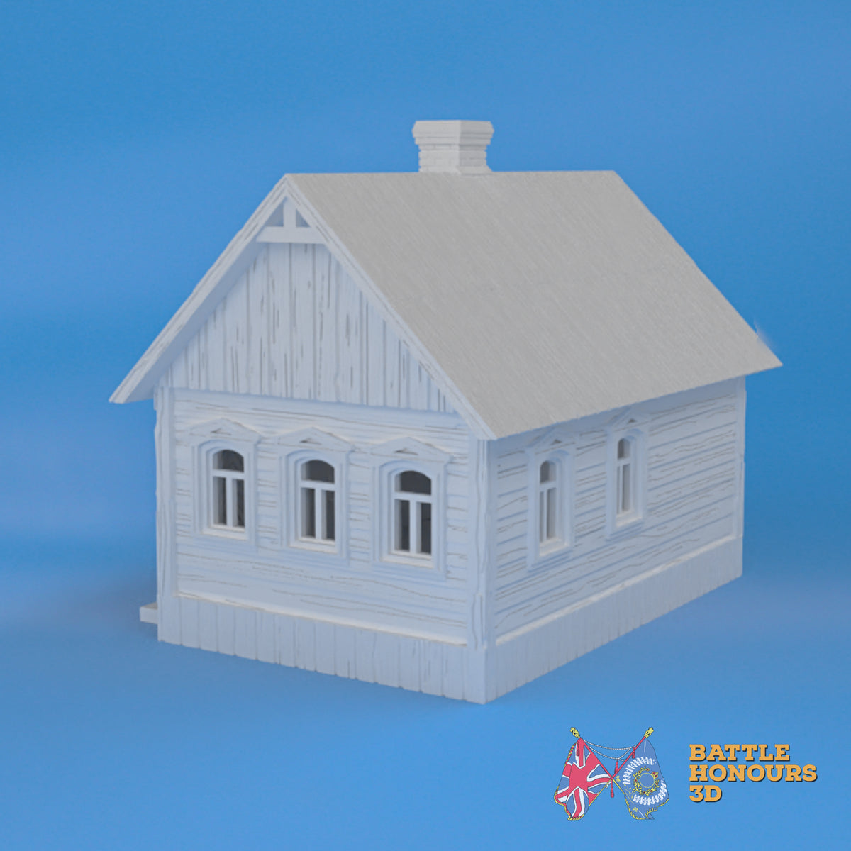 Karelian House 1 terrain model view 4