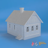 Karelian House 1 terrain model view 5