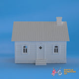 Karelian House 2 terrain model view 1