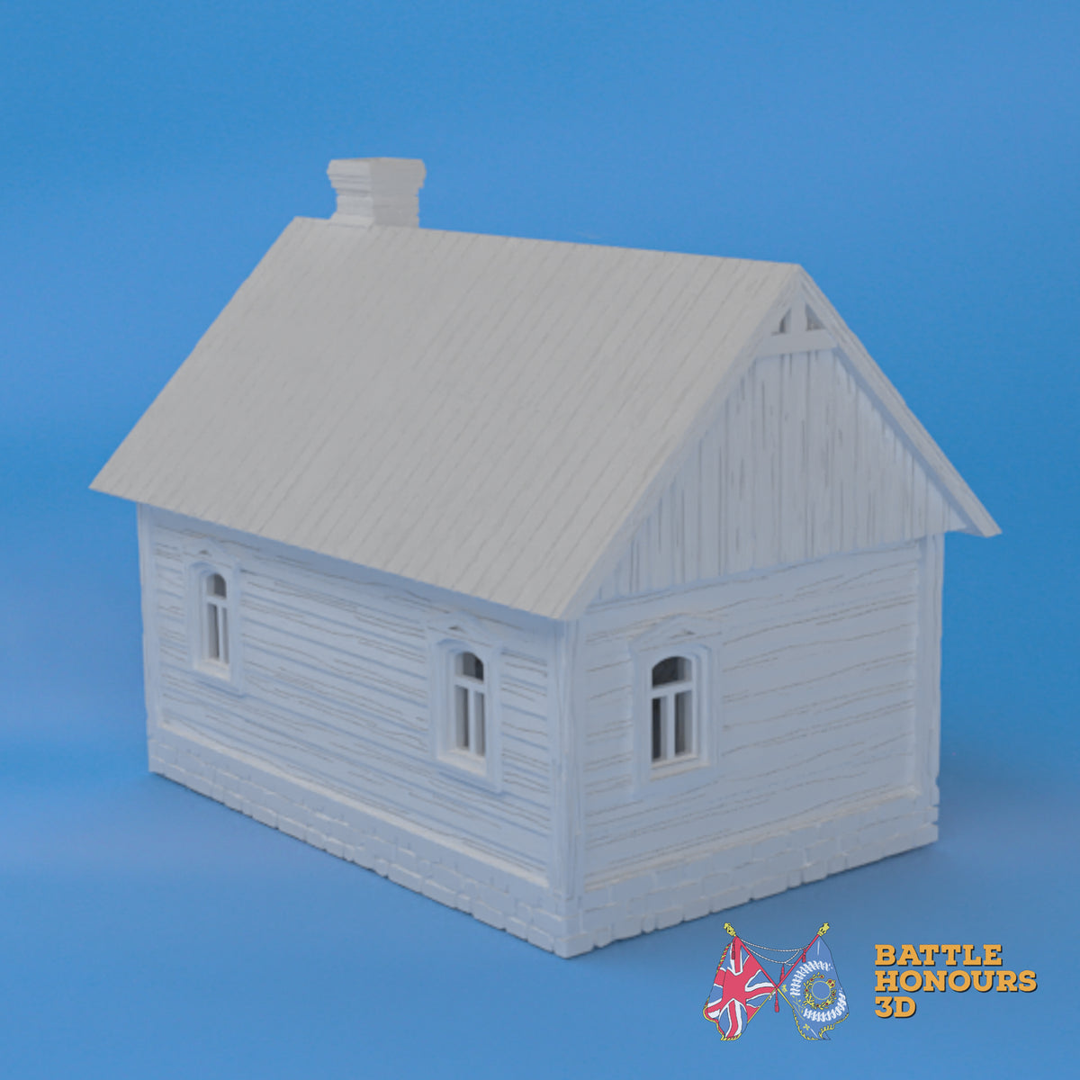 Karelian House 2 terrain model view 3