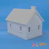 Karelian House 3 terrain model view 3