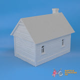 Karelian House 3 terrain model view 4