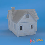 Karelian House 4 terrain model view 2