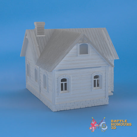 Karelian House 4 terrain model view 2