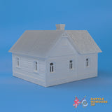 Karelian House 4 terrain model view 4