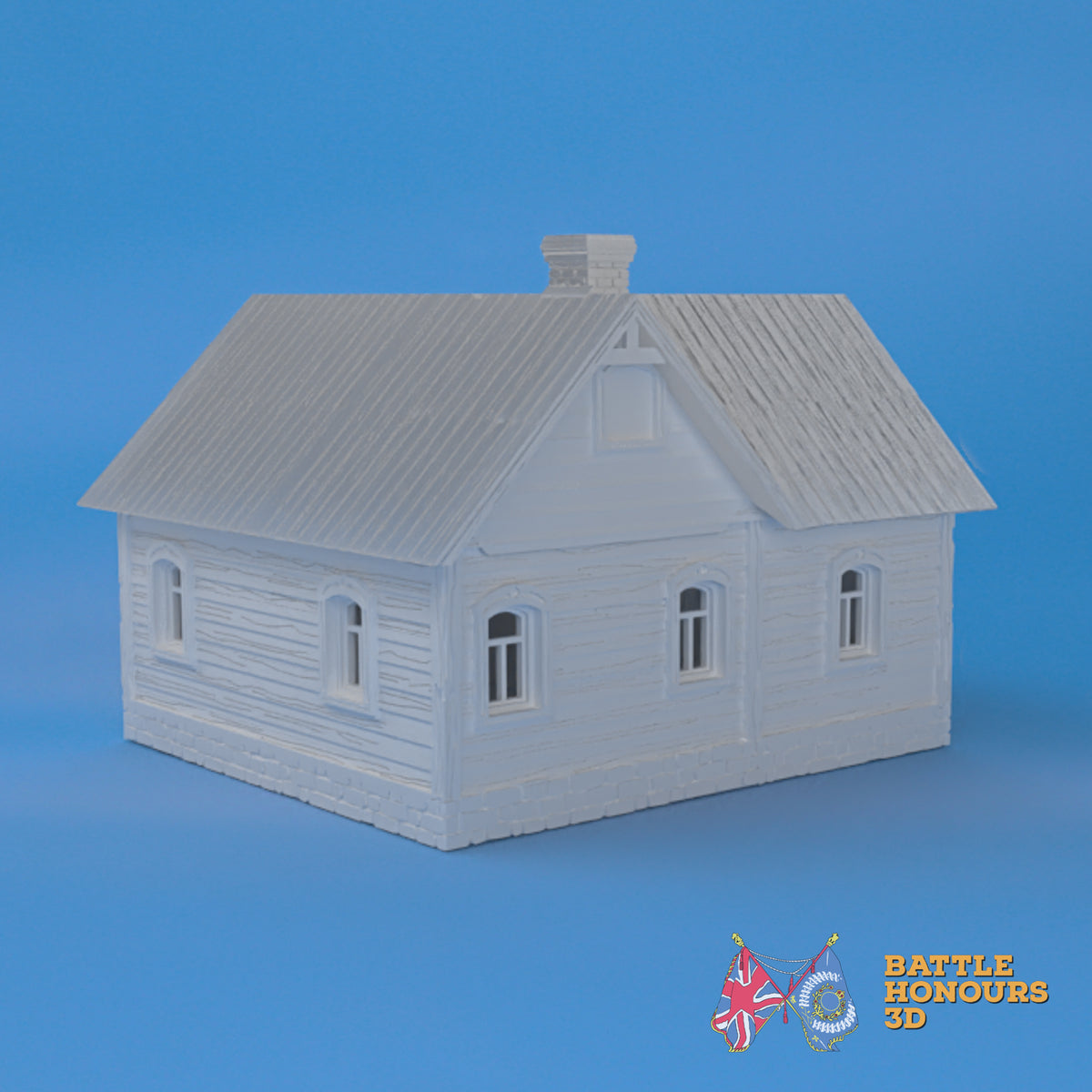 Karelian House 4 terrain model view 4
