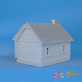 Karelian House 4 terrain model view 5