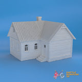 Karelian House 4 terrain model view 6