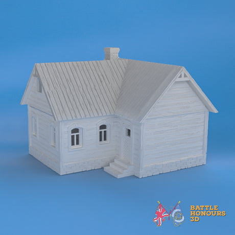 Karelian House 4 terrain model view 6