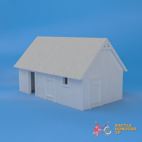Karelian barn terrain model view 3