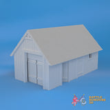Karelian barn terrain model view 4