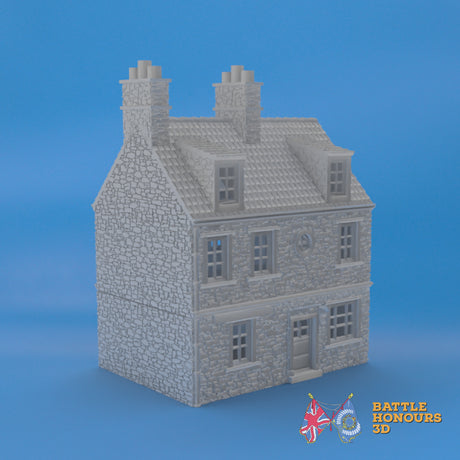 Sainte-Marie-du-Mont House 1 terrain model view 2