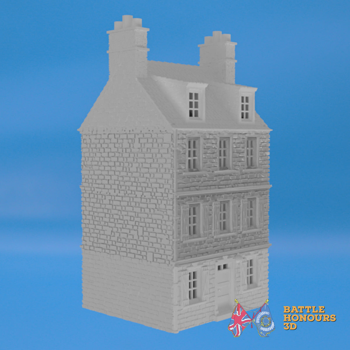 Sainte-Marie-du-Mont House 2 terrain model view 2
