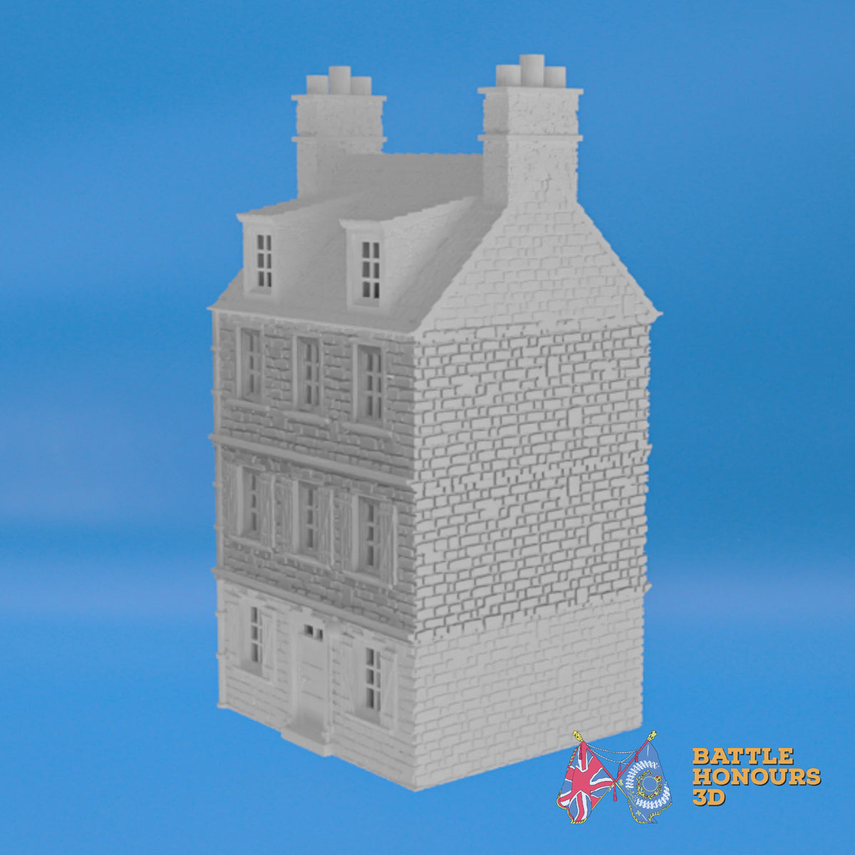 Sainte-Marie-du-Mont House 2 terrain model view 5