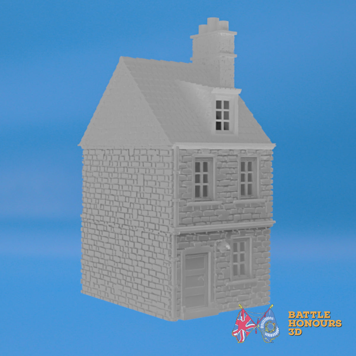 Sainte-Marie-du-Mont House 4 terrain model view 2