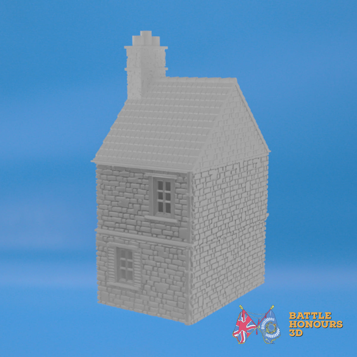 Sainte-Marie-du-Mont House 4 terrain model view 3