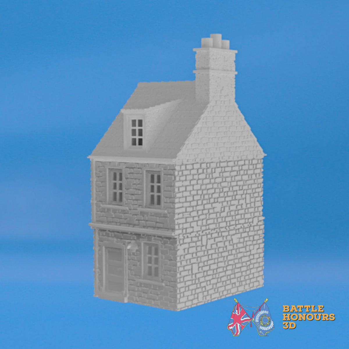 Sainte-Marie-du-Mont House 4 terrain model view 5