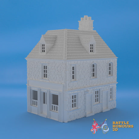 Sainte-Marie-du-Mont House 3 terrain model view 1
