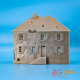 Damaged Saint Privat House 2 terrain model view 1