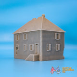 Damaged Saint Privat House 2 terrain model view 2