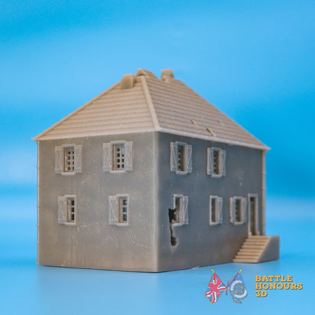 Damaged Saint Privat House 2 terrain model view 4