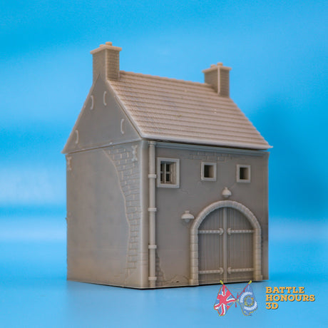 Normandy House 1 terrain model view 2