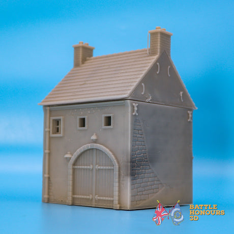 Normandy House 1 terrain model view 4