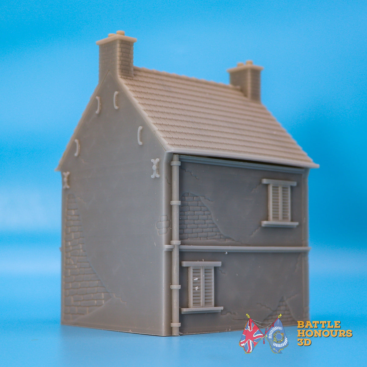 Normandy House 4 terrain model view 4