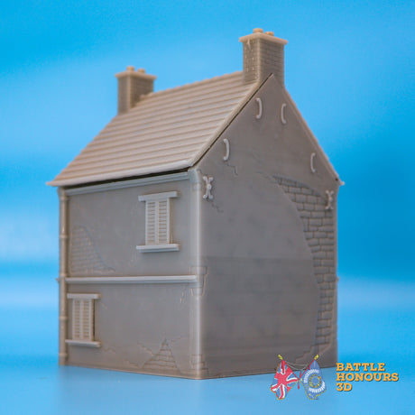 Normandy House 3 terrain model view 3