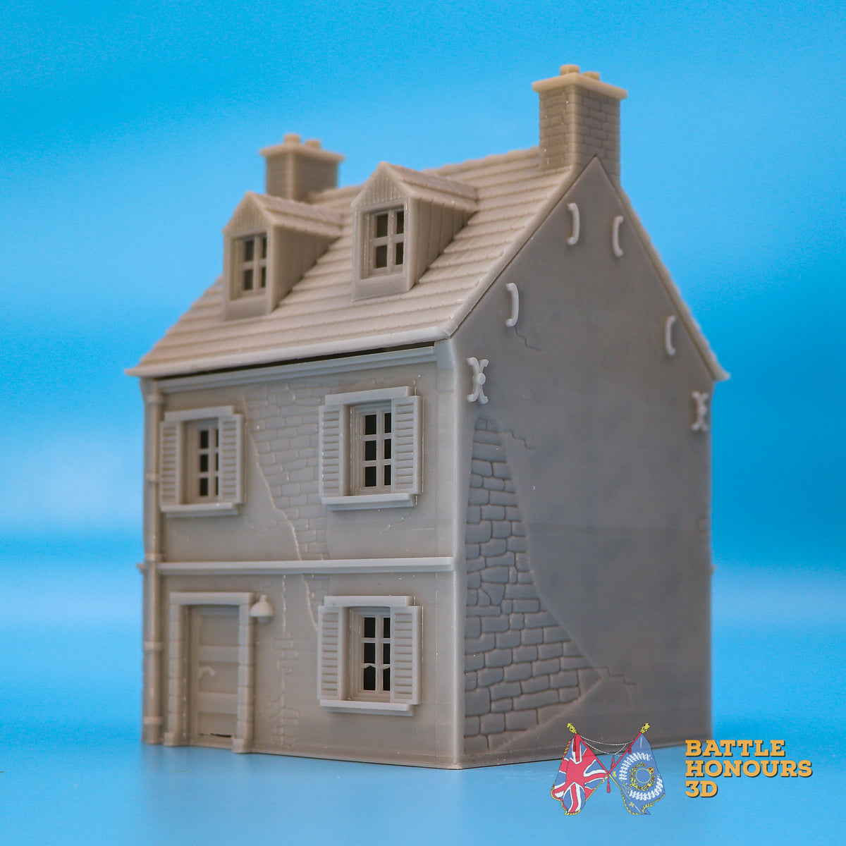 Normandy House 3 terrain model view 5