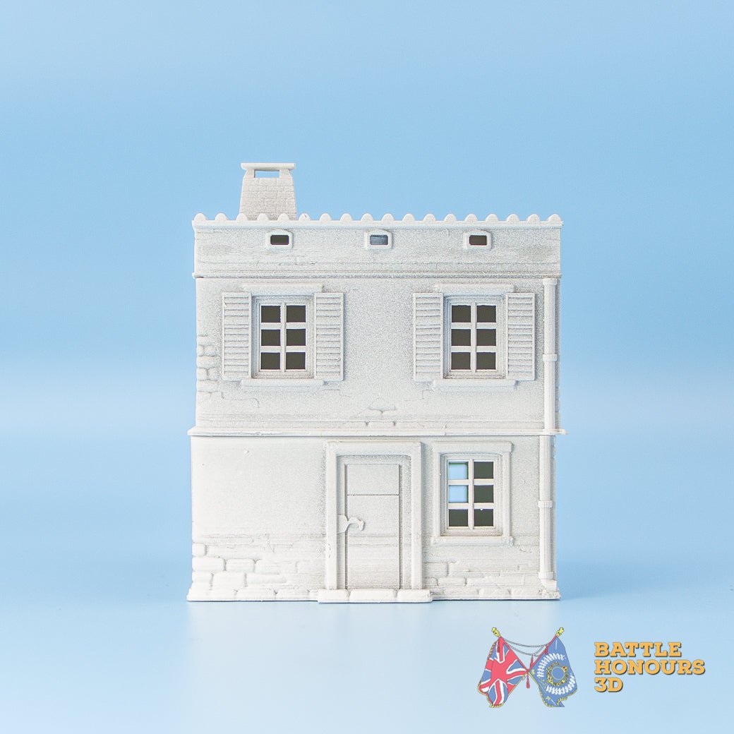 Mediterranean House Variant 3 terrain model view 4