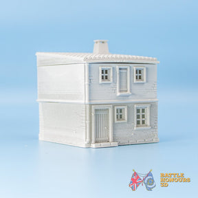 Mediterranean House Variant 4 terrain model view 1