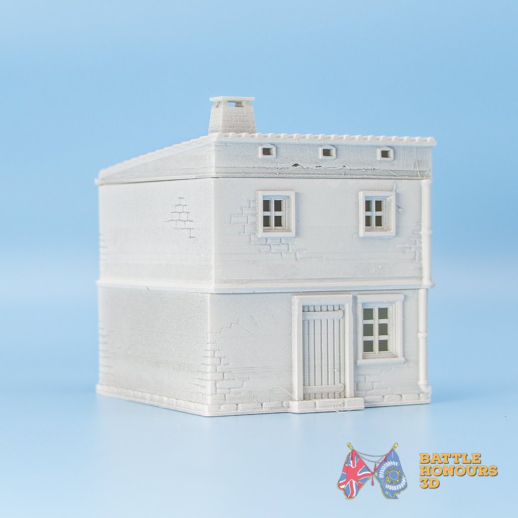 Mediterranean House Variant 4 terrain model view 4