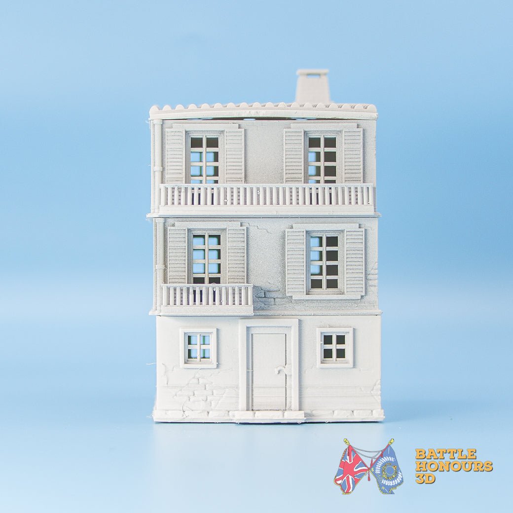 Mediterranean House Variant 1 terrain model view 3
