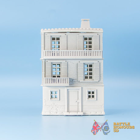 Mediterranean House Variant 1 terrain model view 3
