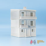 Mediterranean House Variant 1 terrain model view 4