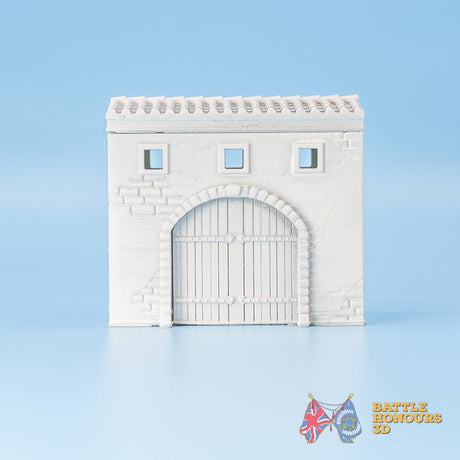 Mediterranean Gatehouse terrain model view 3