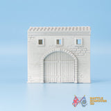 Mediterranean Gatehouse terrain model view 6