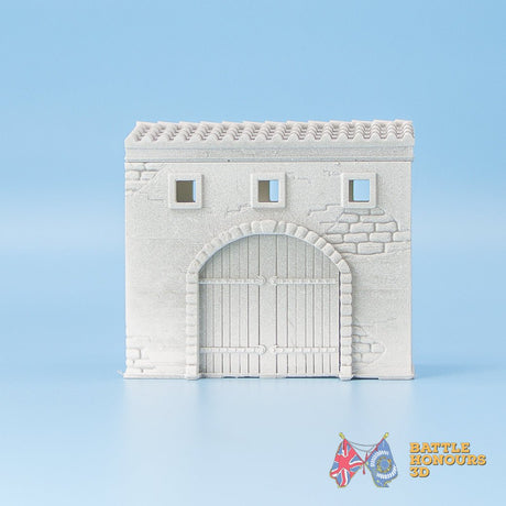 Mediterranean Gatehouse terrain model view 6