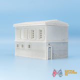 Mediterranean Hacienda terrain model view 3