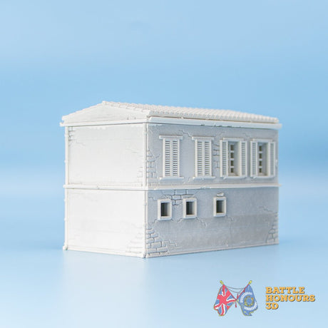 Mediterranean Hacienda terrain model view 4