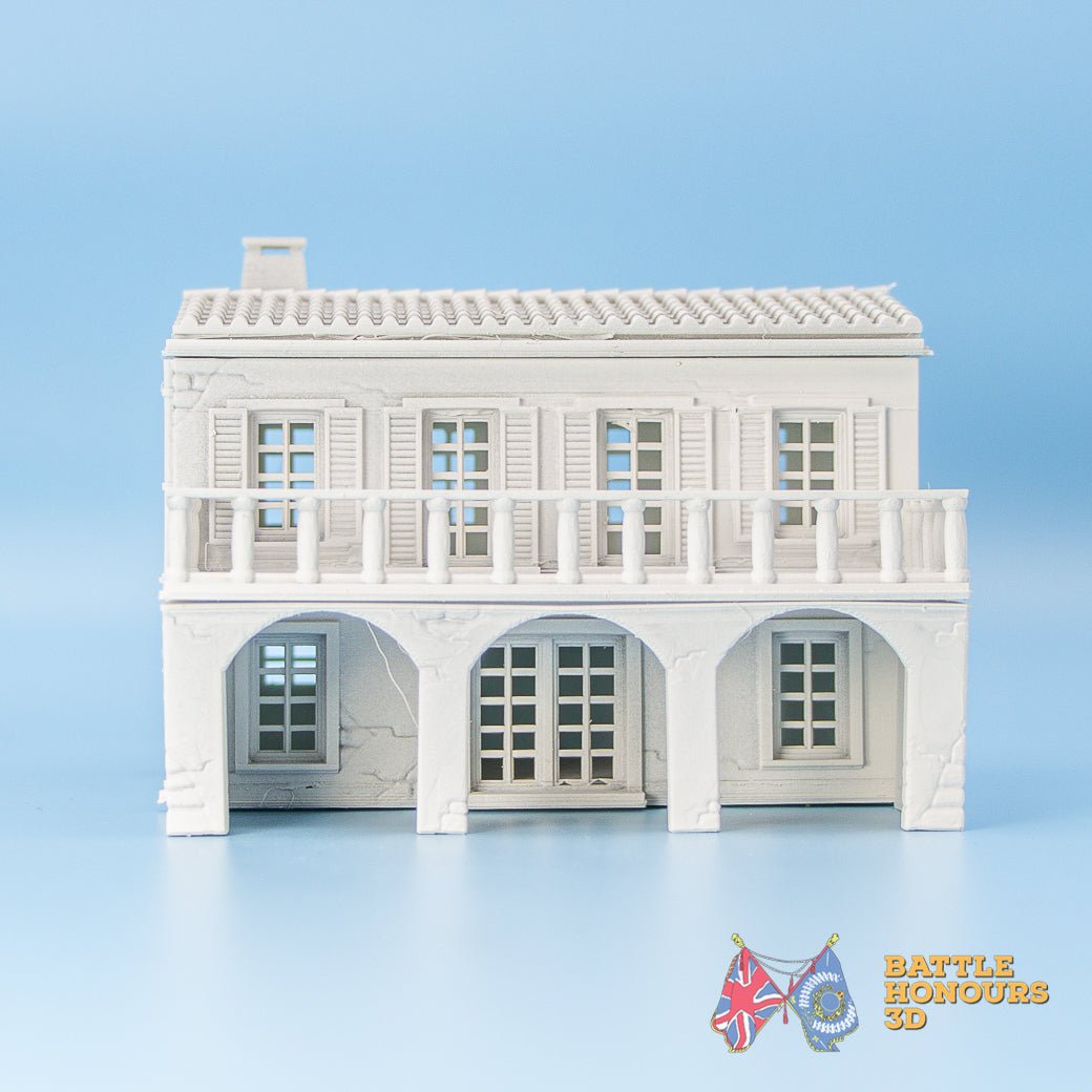 Mediterranean House Variant 5 terrain model view 1
