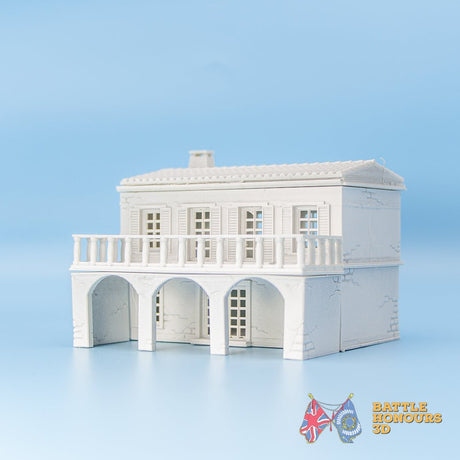 Mediterranean House Variant 5 terrain model view 2