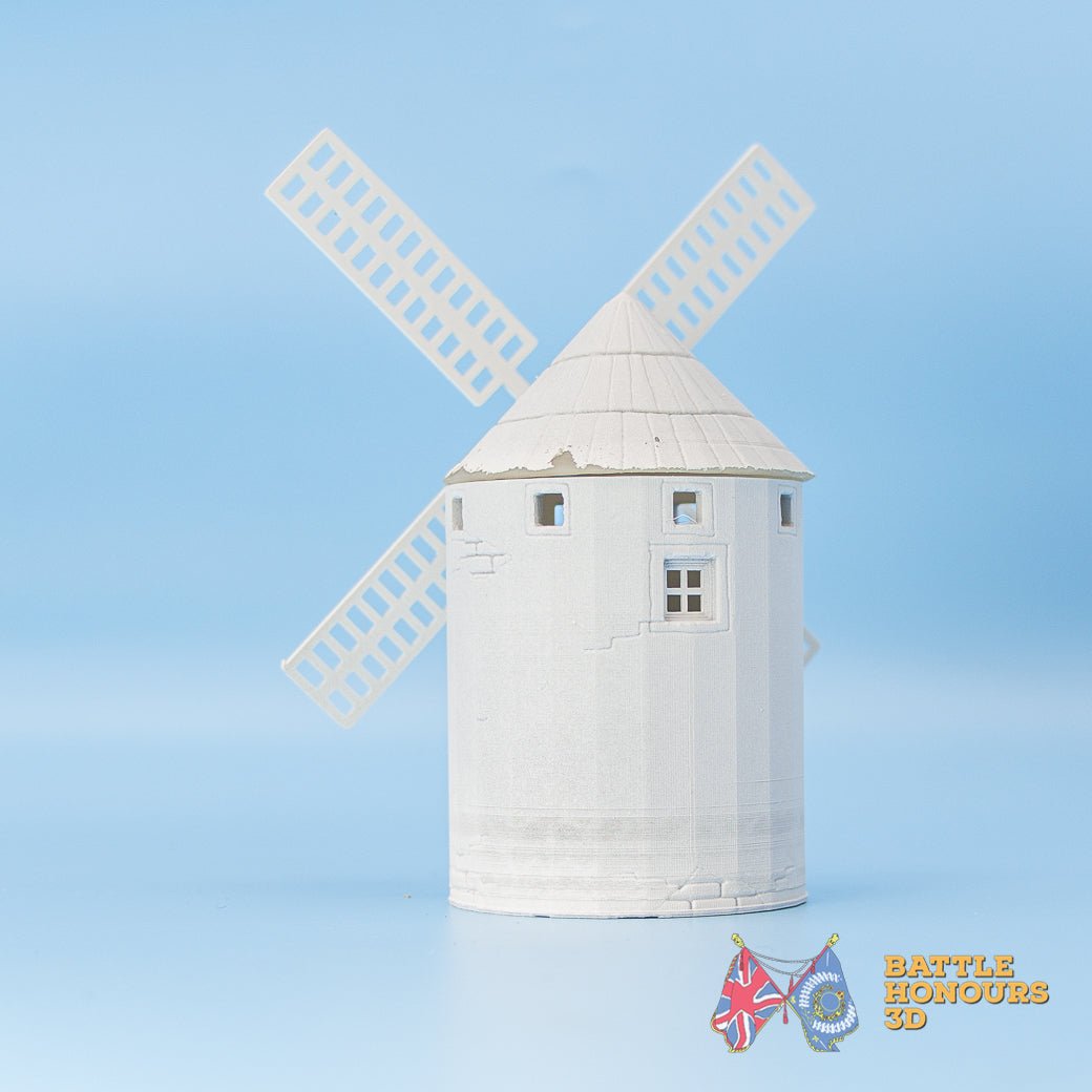 Mediterranean Windmill terrain model view 5
