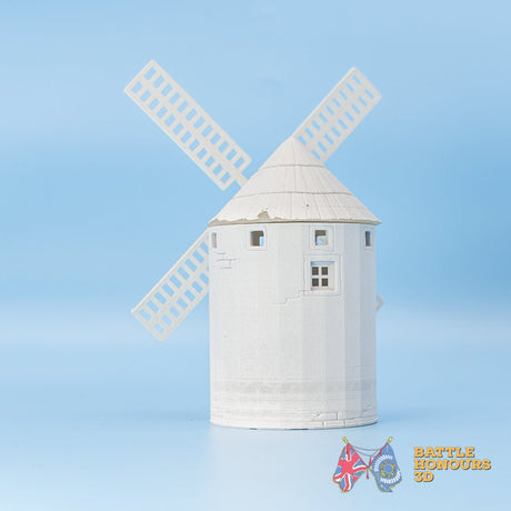 Mediterranean Windmill terrain model view 5