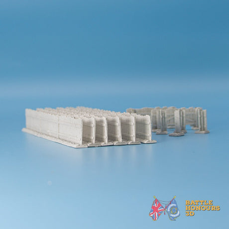 Fenced enclosure terrain model view 2