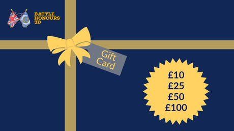 Battle Honours 3D gift card product image